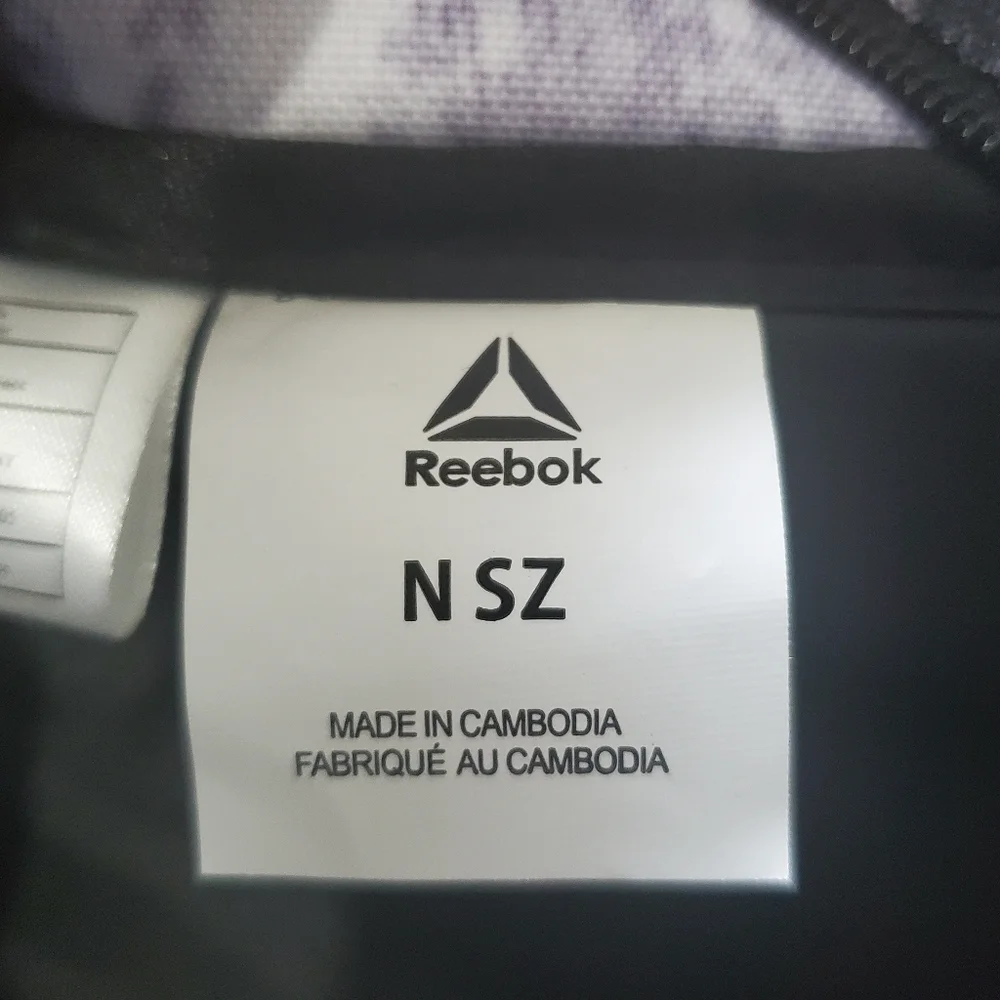 Reebok Black Gray Ocean Backpack Unisex NWT